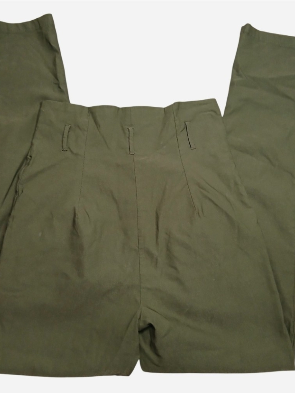 Hera Collection Olive Green High-Waist Trousers